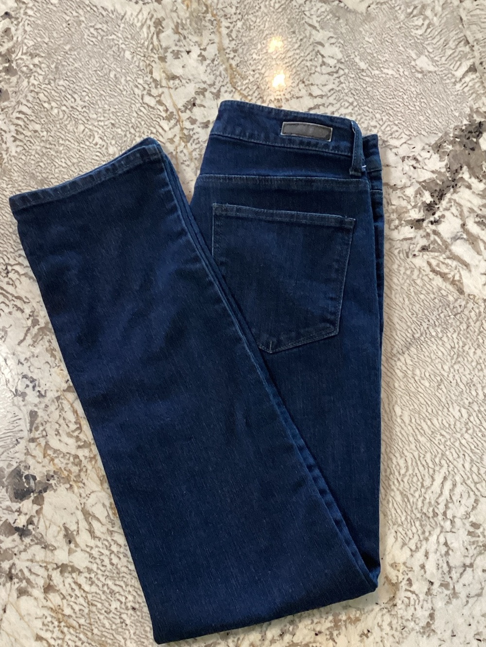 Lee Classic Fit Straight Leg Jeans Dark Wash Denim Size 6/8 Medium